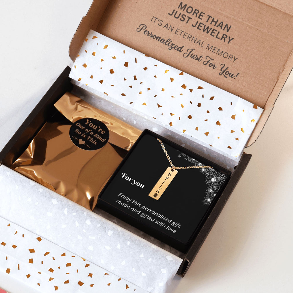HUISDIER NAAM EN POOTAFDRUK KETTING - Mijn Huisdier Cadeau